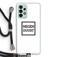 Negenduust vierkant: Samsung Galaxy A52s 5G Transparant Hoesje met koord