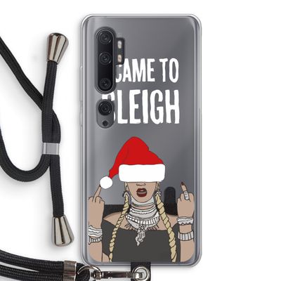 Came To Sleigh: Xiaomi Mi Note 10 Pro Transparant Hoesje met koord