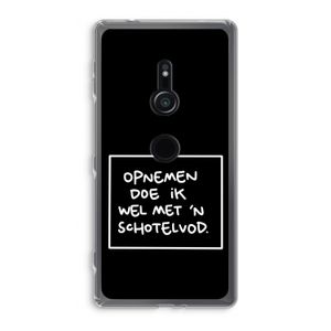 Schotelvod: Sony Xperia XZ2 Transparant Hoesje