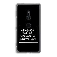 Schotelvod: Sony Xperia XZ2 Transparant Hoesje