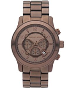 Horlogeband Michael Kors MK8204 Roestvrij staal (RVS) Bruin 24mm