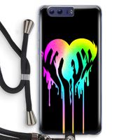 Hold My Heart: Honor 9 Transparant Hoesje met koord