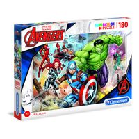 Clementoni supercolor Avengers legpuzzel 180 stukjes - thumbnail