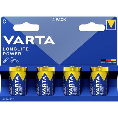 Varta VARTA Longlife Power C Blister 4 C batterij (baby) Alkaline 1.5 V 4 stuk(s)