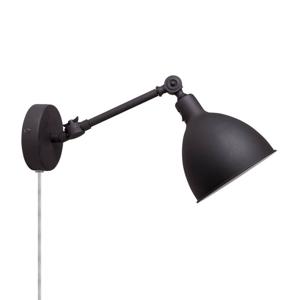 By Rydéns Wandlamp Bazar mat zwart 49cm 4300120-4007