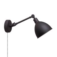 By Rydéns Wandlamp Bazar mat zwart 49cm 4300120-4007 - thumbnail