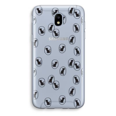 Miauw: Samsung Galaxy J5 (2017) Transparant Hoesje