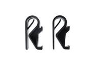 Basil hook-on sports - zwarte haken voor smallere bagagedragers (10-12mm)