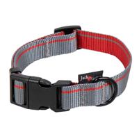 Jack and Vanilla Hondenhalsband - Nylon - Kliksluiting - Grijs - 47 cm Jack and Vanilla Hondenhalsband - Nylon - Kliksluiting - Grijs - 47 cm