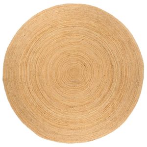 Tapijt rond 180 cm gevlochten jute