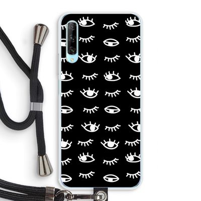 Eye pattern #3: Huawei P Smart Pro Transparant Hoesje met koord