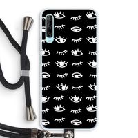 Eye pattern #3: Huawei P Smart Pro Transparant Hoesje met koord