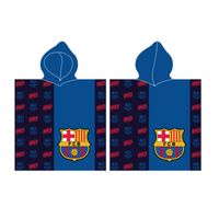 FC Barcelona Poncho - 60 x 120 cm - Katoen (blauw) - thumbnail