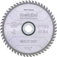 Metabo MULTI CUT PROFESSIONAL 628293000 Cirkelzaagblad 165 x 20 x 1.4 mm Aantal tanden: 54 1 stuk(s)