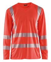 Blåkläder UV-T-Shirt lange mouw High-Vis 33851013 | High-Vis Rood | Maat XL - 7330509524121
