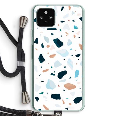 Terrazzo N°13: Pixel 5a 5G Transparant Hoesje met koord