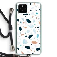 Terrazzo N°13: Pixel 5a 5G Transparant Hoesje met koord
