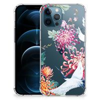 iPhone 12 | 12 Pro Case Anti-shock Bird Flowers - thumbnail