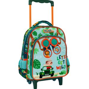 Must Rugzak Trolley, Safari - 31 x 27 x 10 cm - Polyester