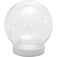 Creativ Company Sneeuwbol, h: 8,5 cm, d 8 cm, gatgrootte 4,7 cm, 1 stuk