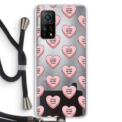 Chicks before dicks: Xiaomi Mi 10T 5G Transparant Hoesje met koord