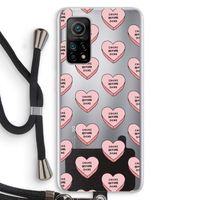Chicks before dicks: Xiaomi Mi 10T 5G Transparant Hoesje met koord