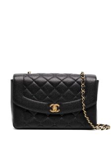 CHANEL Pre-Owned sac porté épaule Diana médium (1998) - Noir