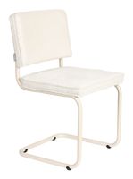 Zuiver Eetkamerstoel 'Ridge' Soft, Bouclé, kleur Wit