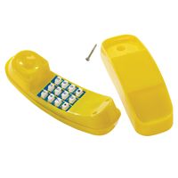 AXI speelgoedtelefoon voor speelhuisjes 21 cm geel - thumbnail