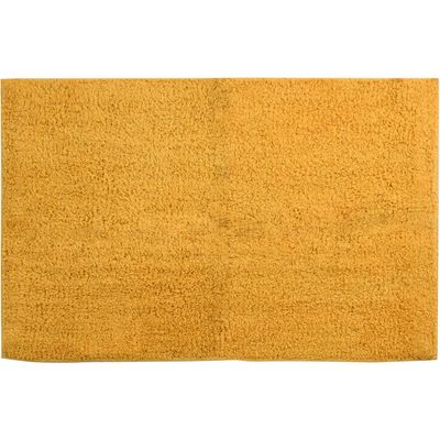 Badkamerkleedje/badmat tapijtje voor op de vloer - saffraan geel - 45 x 70 cm