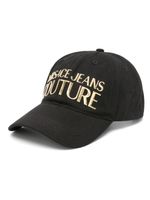 Versace Jeans Couture casquette en coton à logo - Noir