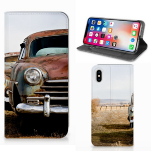 Apple iPhone Xs Max Stand Case Vintage Auto