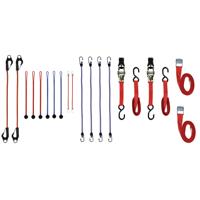 Spanbanden en spanelastiekenset Toolland 20 stuks