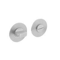 Intersteel WC slot rond magnetisch geborsteld RVS