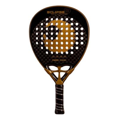 MIDDLE MOON ECLIPSE 9 GOLD ATTACK 12K PADEL RACKET MIDDLE MOON ECLIPSE 9 GOLD ATTACK 12K PADEL RACKET