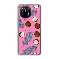Kokosnoot roze: Xiaomi Mi 11 Transparant Hoesje Kokosnoot roze: Xiaomi Mi 11 Transparant Hoesje