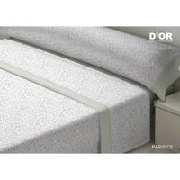 Beddengoedset D'Or PARIS Grijs Bed van 120 Franela