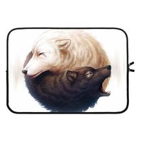 Yin Yang Wolves: Laptop sleeve 13 inch