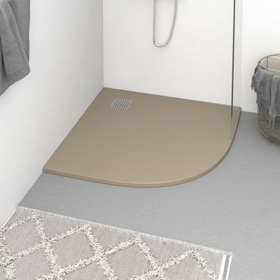 VidaXL Douchebak 90x90 cm smc bruin