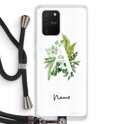 Green Brush: Samsung Galaxy S10 Lite Transparant Hoesje met koord