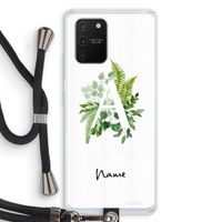 Green Brush: Samsung Galaxy S10 Lite Transparant Hoesje met koord