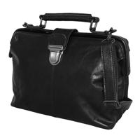 Leather Design Kleine Dokterstas Zwart