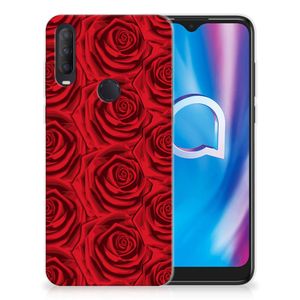 Alcatel 1S (2020) TPU Case Red Roses