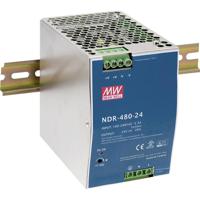 Mean Well NDR-480-24 DIN-rail netvoeding 480 W Aantal uitgangen: 1 x Inhoud: 1 stuk(s) - thumbnail