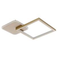 Eglo Instelbare led plafondlampGafares vierkant - goud - 900424