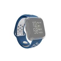 Hama Sportpolsband Voor Fitbit Versa 2/Versa (Lite) Ademend Horlogebandje Bl. - thumbnail