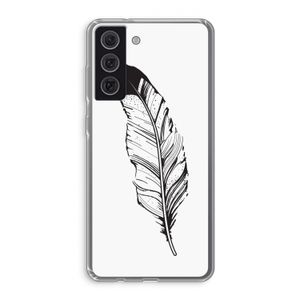 Pluim: Samsung Galaxy S21 FE Transparant Hoesje