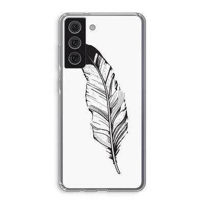 Pluim: Samsung Galaxy S21 FE Transparant Hoesje