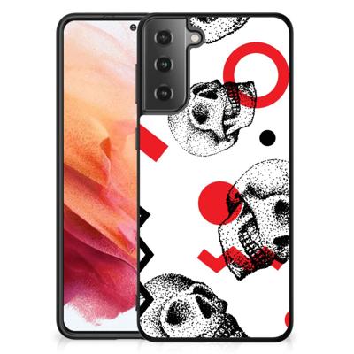 Telefoonhoesje Samsung Galaxy S21 Skull Red