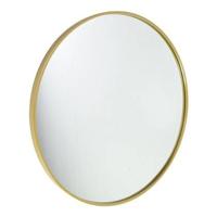 Fragix Boston wandspiegel rond - Goud - Metaal - Ø75cm - Industrieel